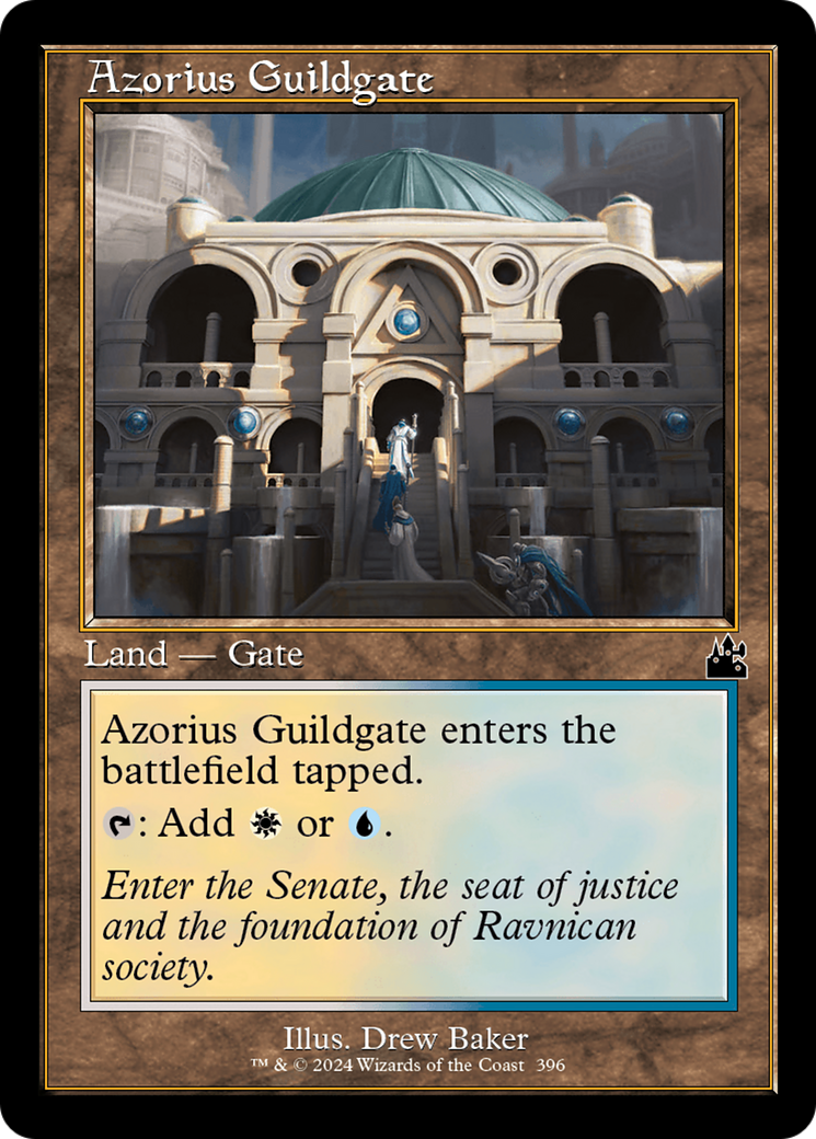 Azorius Guildgate (Retro Frame) [Ravnica Remastered] | Chromatic Games