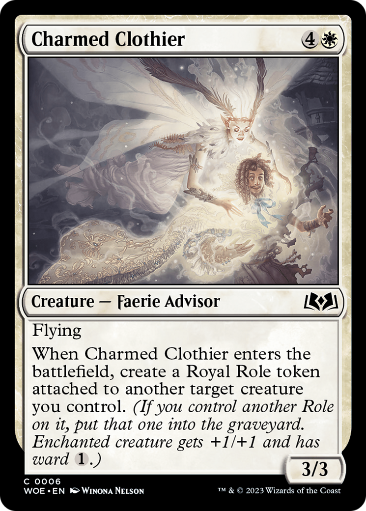 Charmed Clothier [Wilds of Eldraine] | Chromatic Games