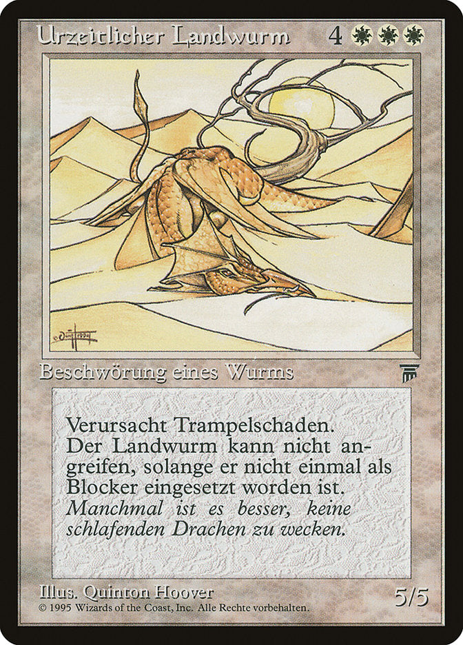 Elder Land Wurm (German) - "Urzeitlicher Landwurm" [Renaissance] | Chromatic Games