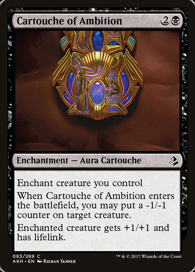 Cartouche of Ambition [Amonkhet] | Chromatic Games