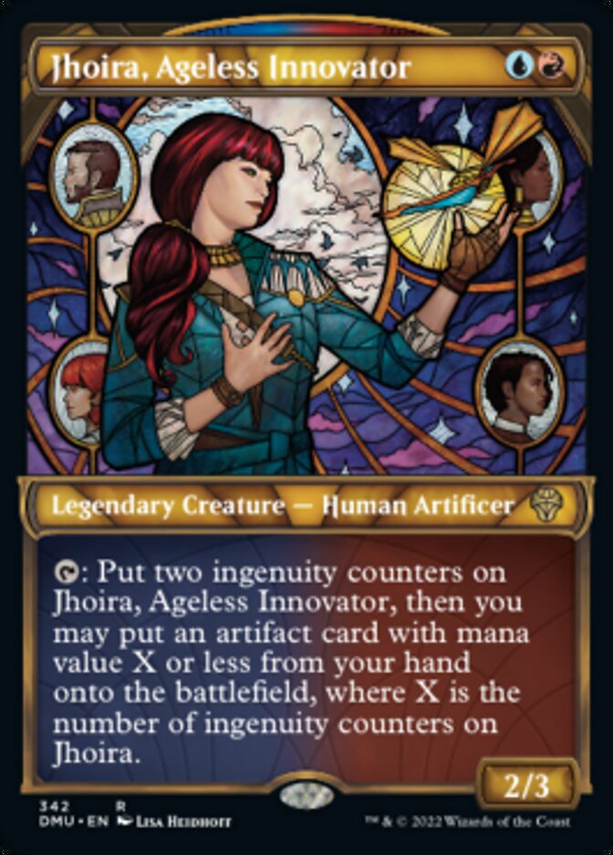 Jhoira, Ageless Innovator (Showcase Textured) [Dominaria United] | Chromatic Games