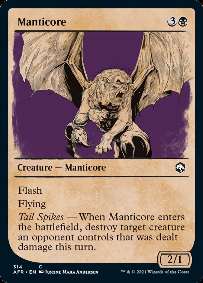 Manticore (Showcase) [Dungeons & Dragons: Adventures in the Forgotten Realms] | Chromatic Games