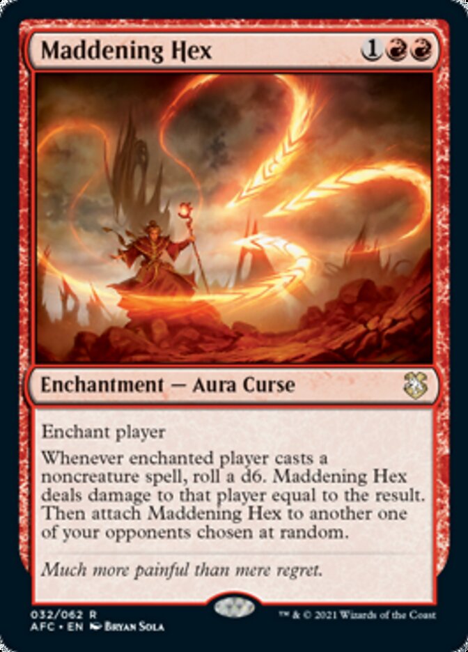 Maddening Hex [Dungeons & Dragons: Adventures in the Forgotten Realms Commander] | Chromatic Games