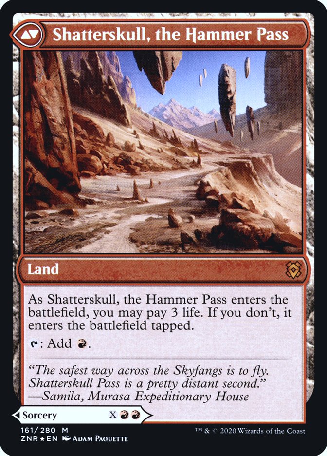 Shatterskull Smashing // Shatterskull, the Hammer Pass [Zendikar Rising Prerelease Promos] | Chromatic Games
