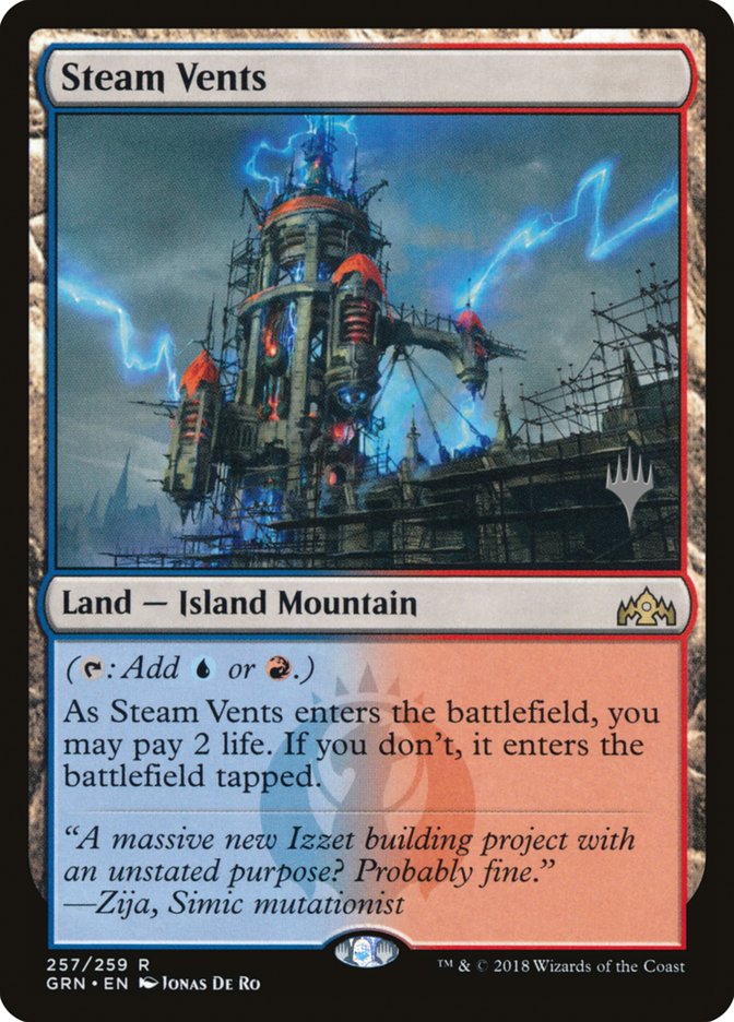 Steam Vents (Promo Pack) [Guilds of Ravnica Promos] | Chromatic Games