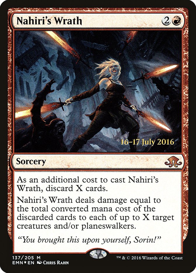 Nahiri's Wrath (Prerelease) [Eldritch Moon Promos] | Chromatic Games