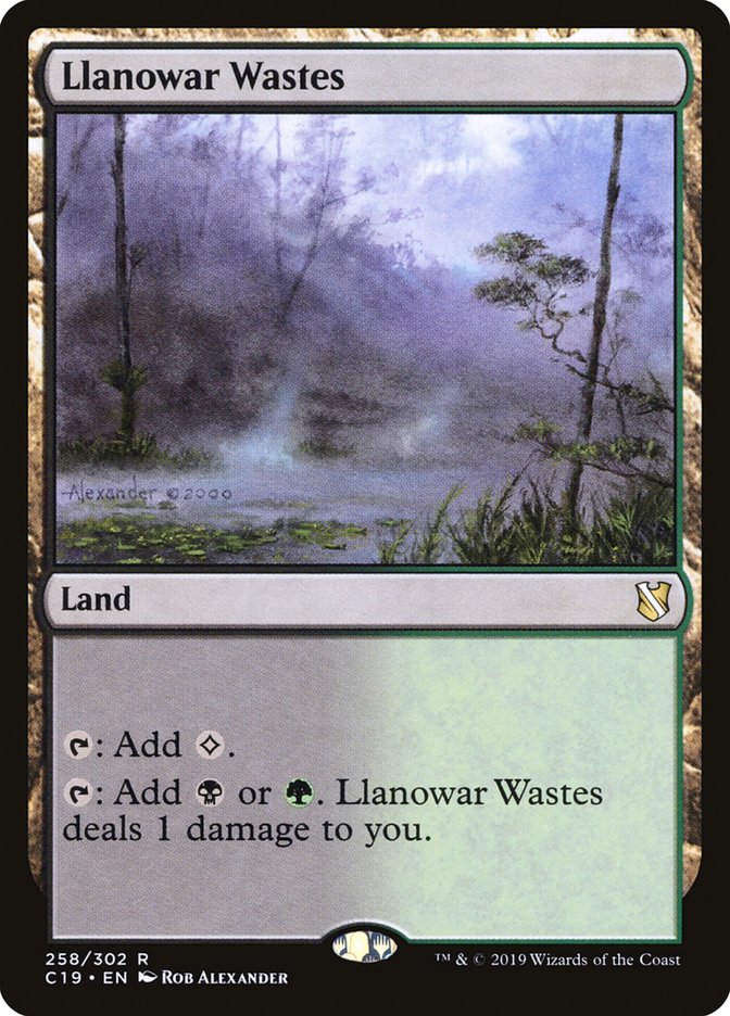 Llanowar Wastes [Commander 2019] | Chromatic Games