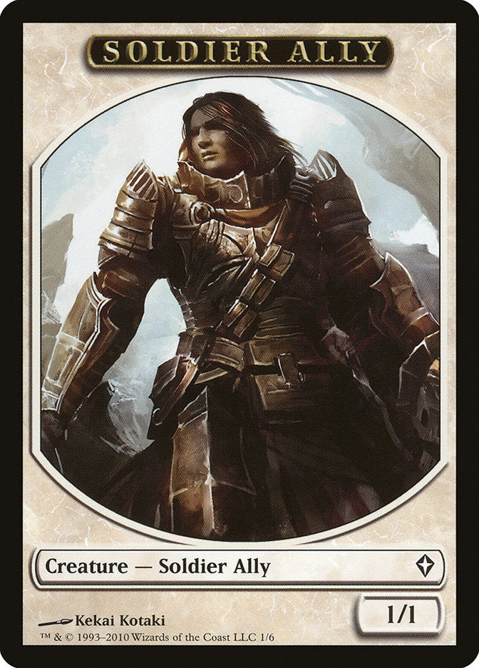 Soldier Ally Token [Worldwake Tokens] | Chromatic Games