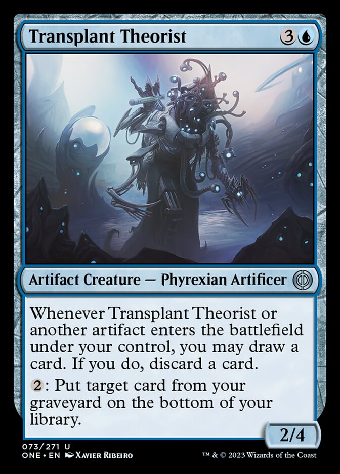 Transplant Theorist [Phyrexia: All Will Be One] | Chromatic Games