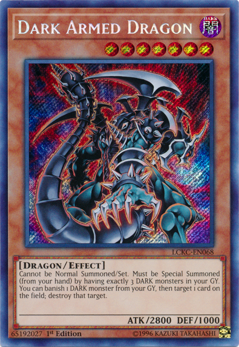 Dark Armed Dragon [LCKC-EN068] Secret Rare | Chromatic Games