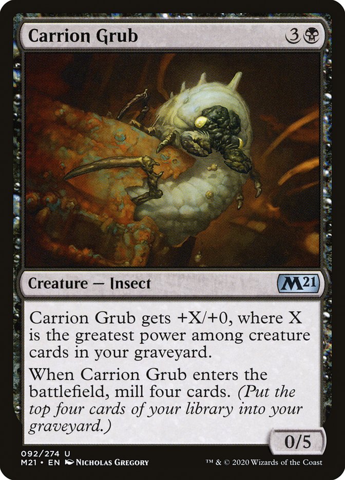 Carrion Grub [Core Set 2021] | Chromatic Games