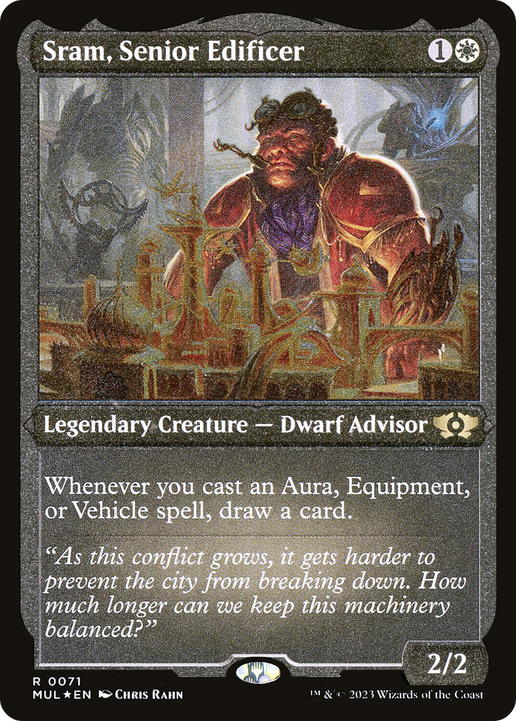 Sram, Senior Edificer (Foil Etched) [Multiverse Legends] | Chromatic Games