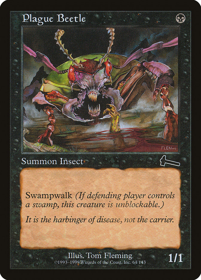 Plague Beetle [Urza's Legacy] | Chromatic Games