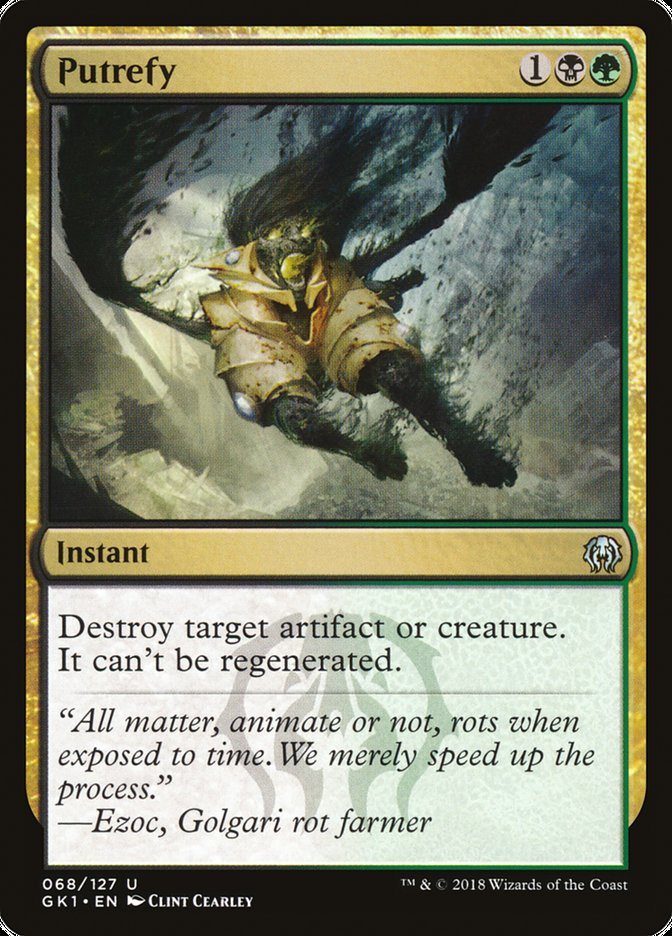 Putrefy [Guilds of Ravnica Guild Kit] | Chromatic Games