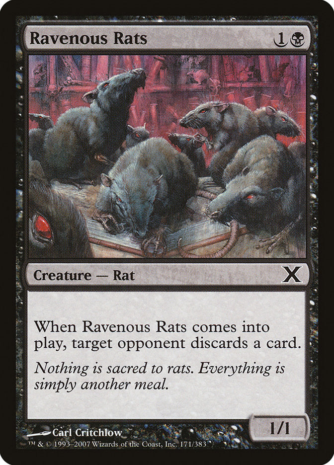 Ravenous Rats [Tenth Edition] | Chromatic Games