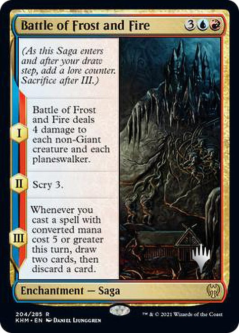 Battle of Frost and Fire (Promo Pack) [Kaldheim Promos] | Chromatic Games