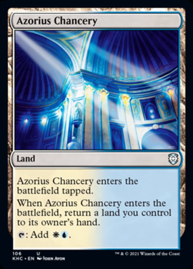 Azorius Chancery [Kaldheim Commander] | Chromatic Games