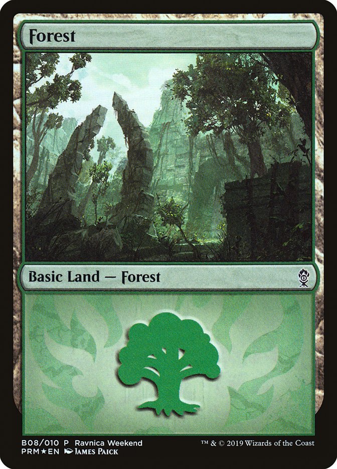 Forest (B08) [Ravnica Allegiance Guild Kit] | Chromatic Games