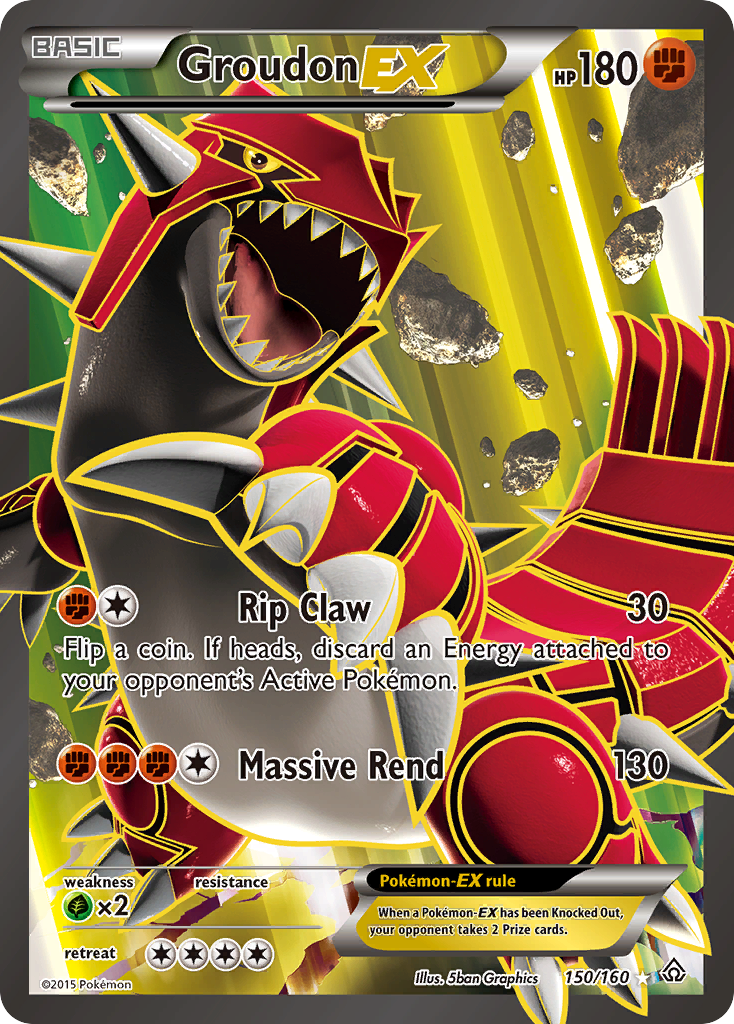 Groudon EX (150/160) [XY: Primal Clash] | Chromatic Games