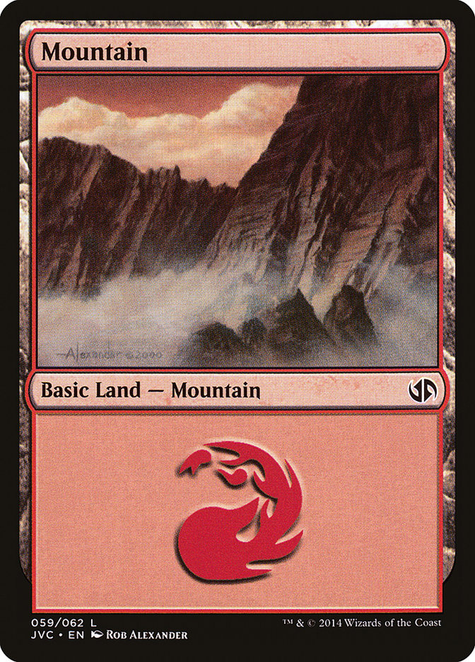 Mountain (61) [Duel Decks Anthology] | Chromatic Games