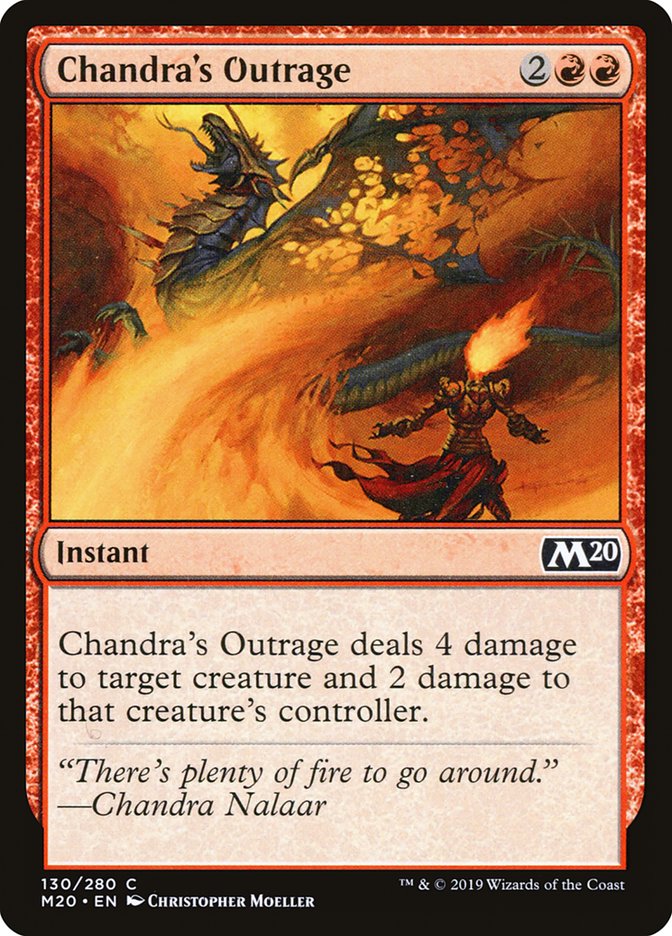 Chandra's Outrage [Core Set 2020] | Chromatic Games