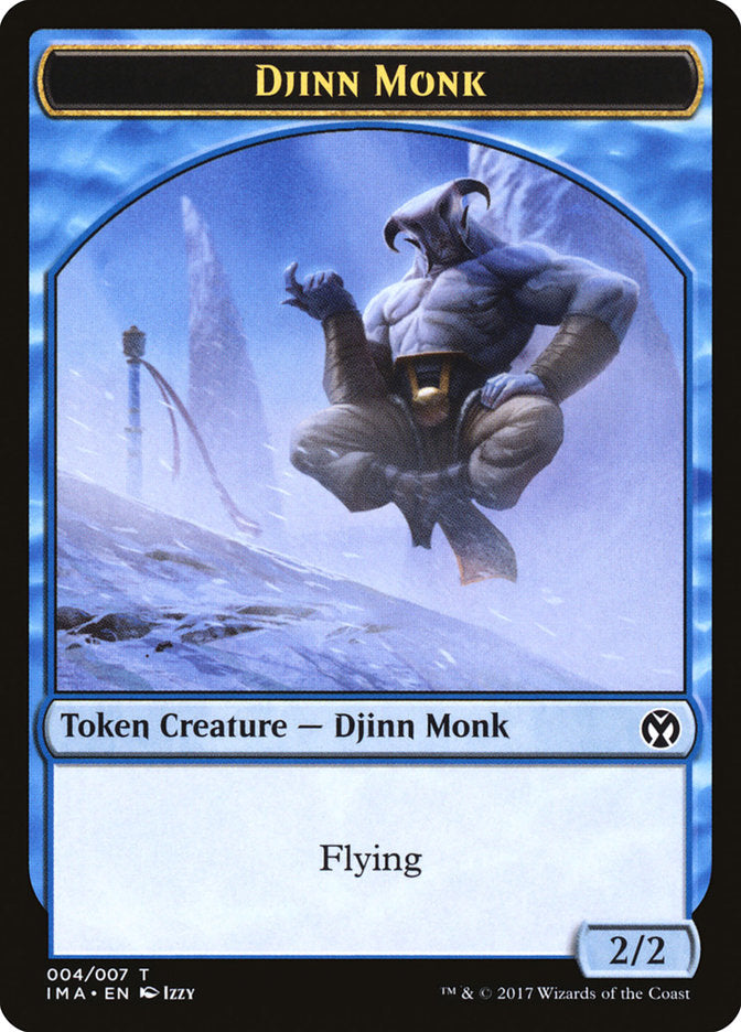 Djinn Monk Token [Iconic Masters Tokens] | Chromatic Games