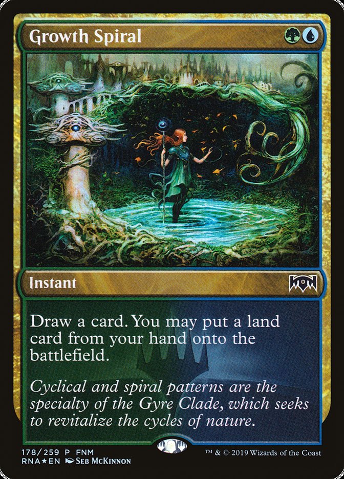 Growth Spiral (FNM) [Ravnica Allegiance Promos] | Chromatic Games