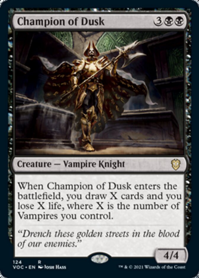 Champion of Dusk [Innistrad: Crimson Vow Commander] | Chromatic Games