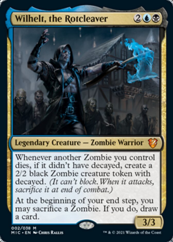 Wilhelt, the Rotcleaver (Display Commander) [Innistrad: Midnight Hunt Commander] | Chromatic Games