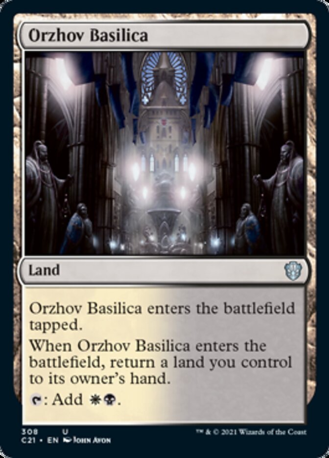 Orzhov Basilica [Commander 2021] | Chromatic Games