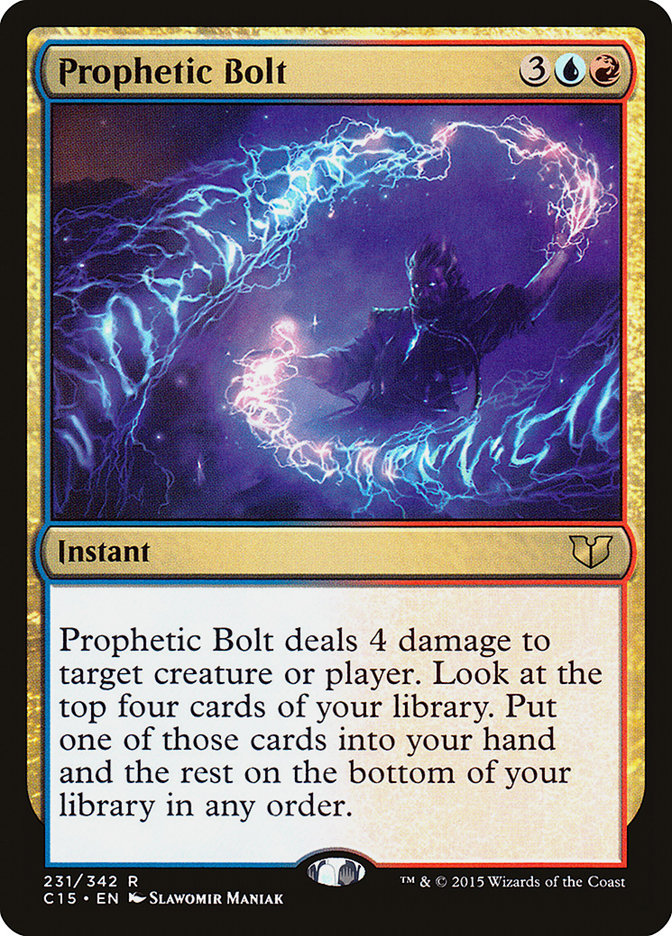 Prophetic Bolt [Commander 2015] | Chromatic Games