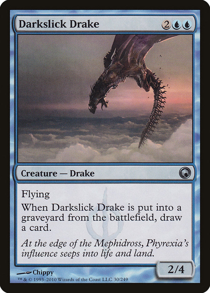 Darkslick Drake [Scars of Mirrodin] | Chromatic Games