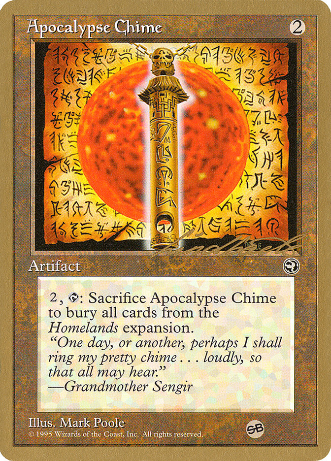 Apocalypse Chime (Leon Lindback) (SB) [Pro Tour Collector Set] | Chromatic Games