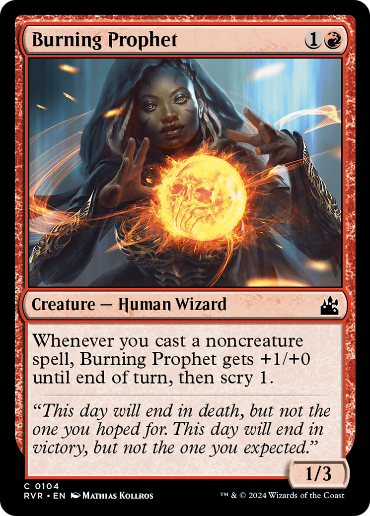 Burning Prophet [Ravnica Remastered] | Chromatic Games