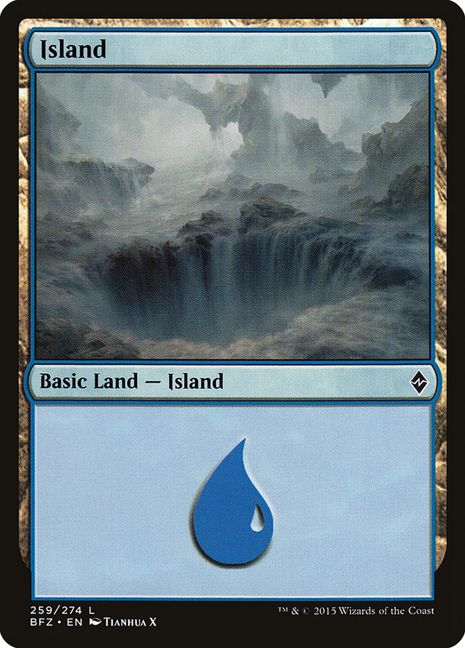 Island (259) [Battle for Zendikar] | Chromatic Games