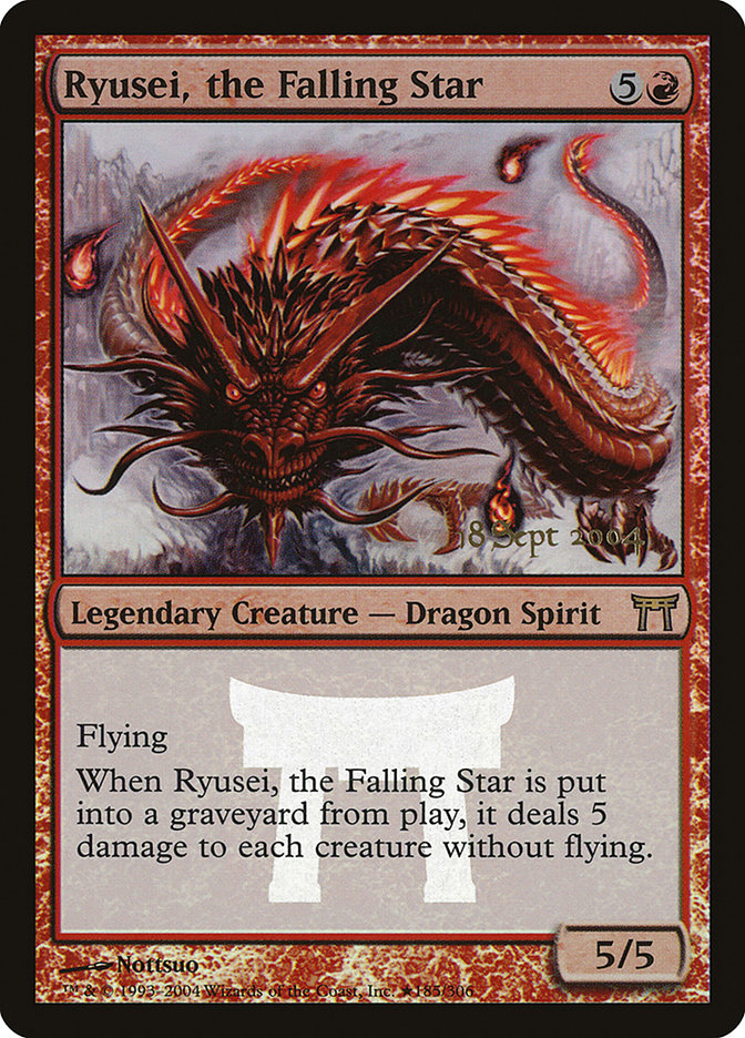 Ryusei, the Falling Star [Champions of Kamigawa Promos] | Chromatic Games