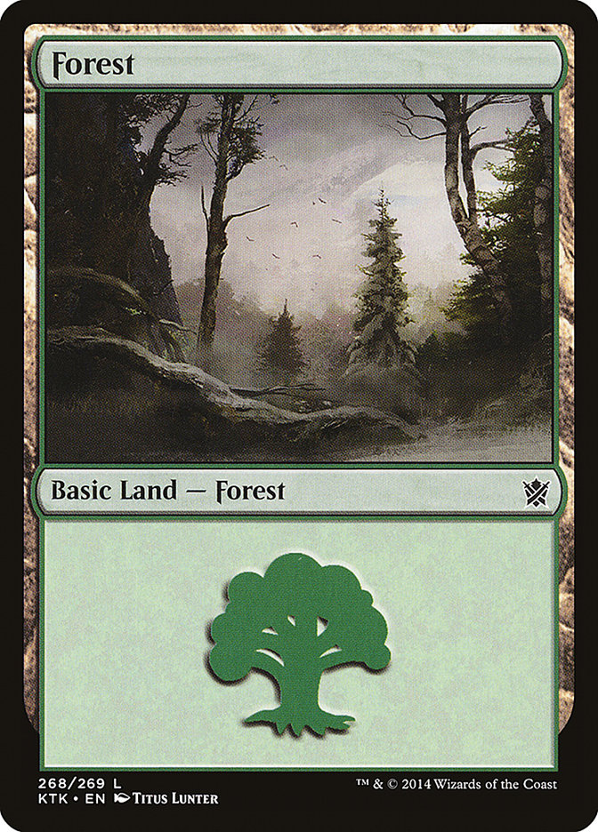 Forest (268) [Khans of Tarkir] | Chromatic Games