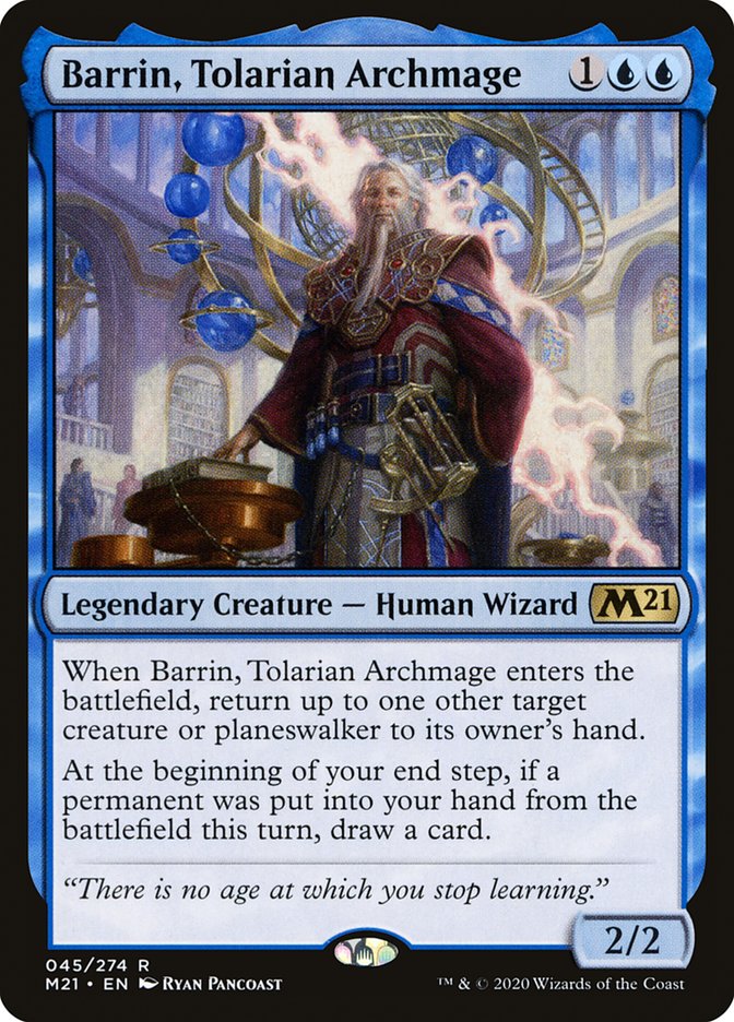 Barrin, Tolarian Archmage [Core Set 2021] | Chromatic Games