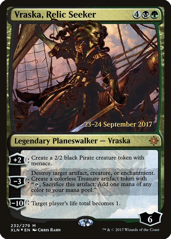 Vraska, Relic Seeker [Ixalan Prerelease Promos] | Chromatic Games