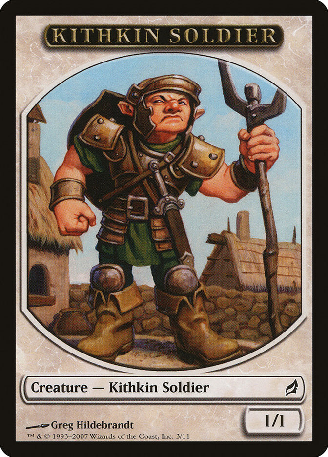 Kithkin Soldier Token [Lorwyn Tokens] | Chromatic Games