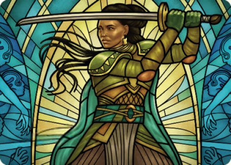 Shanna, Purifying Blade Art Card 2 [Dominaria United Art Series] | Chromatic Games