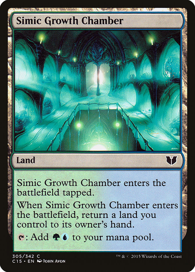 Simic Growth Chamber [Commander 2015] | Chromatic Games