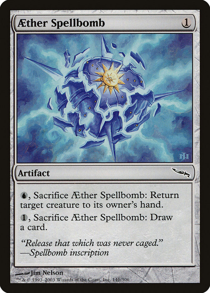 Aether Spellbomb [Mirrodin] | Chromatic Games