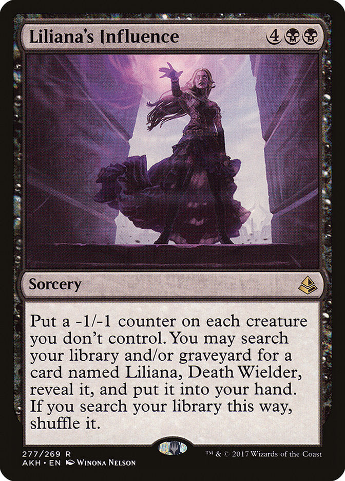 Liliana's Influence [Amonkhet] | Chromatic Games