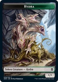 Hydra // Illusion Double-Sided Token [Zendikar Rising Tokens] | Chromatic Games