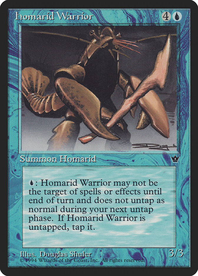 Homarid Warrior (Douglas Shuler) [Fallen Empires] | Chromatic Games