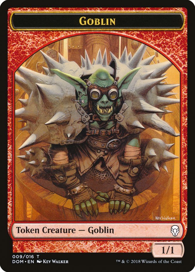 Goblin Token [Dominaria Tokens] | Chromatic Games