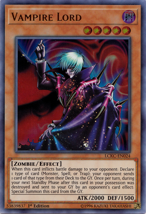 Vampire Lord [LCKC-EN024] Ultra Rare | Chromatic Games