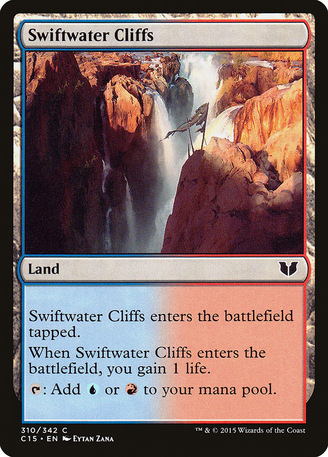 Swiftwater Cliffs [Commander 2015] | Chromatic Games