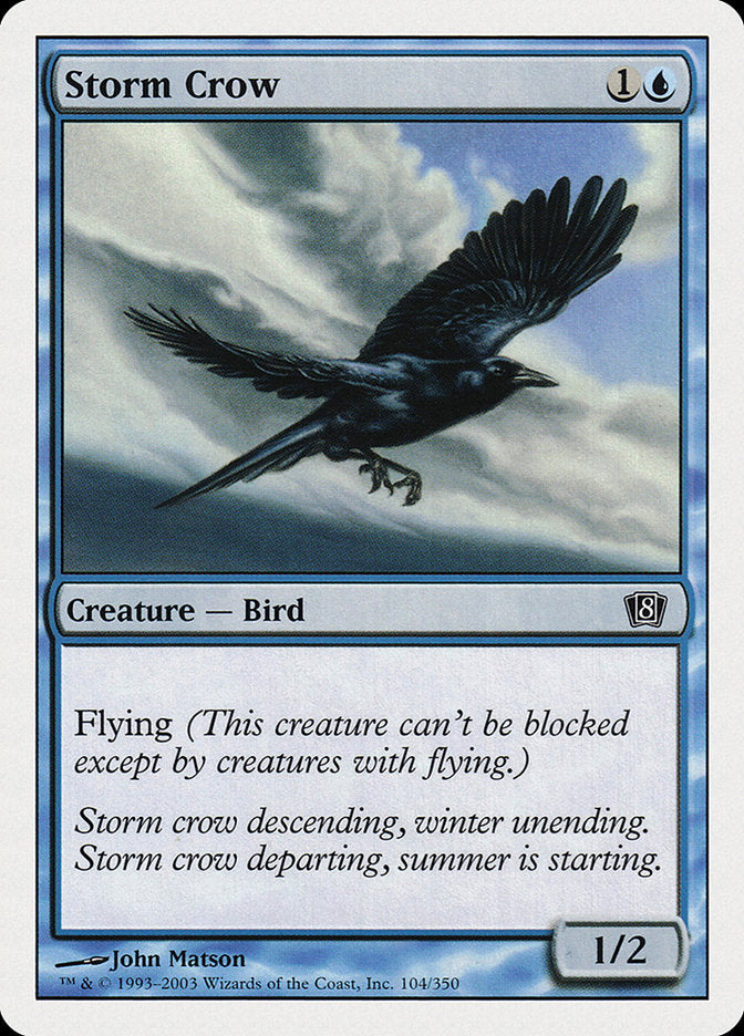 Storm Crow [Eighth Edition] | Chromatic Games